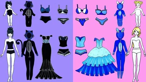 Paper doll dress up