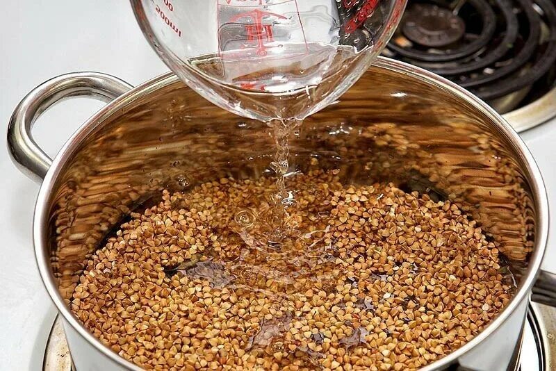 Приготовление гречневой каши на воде