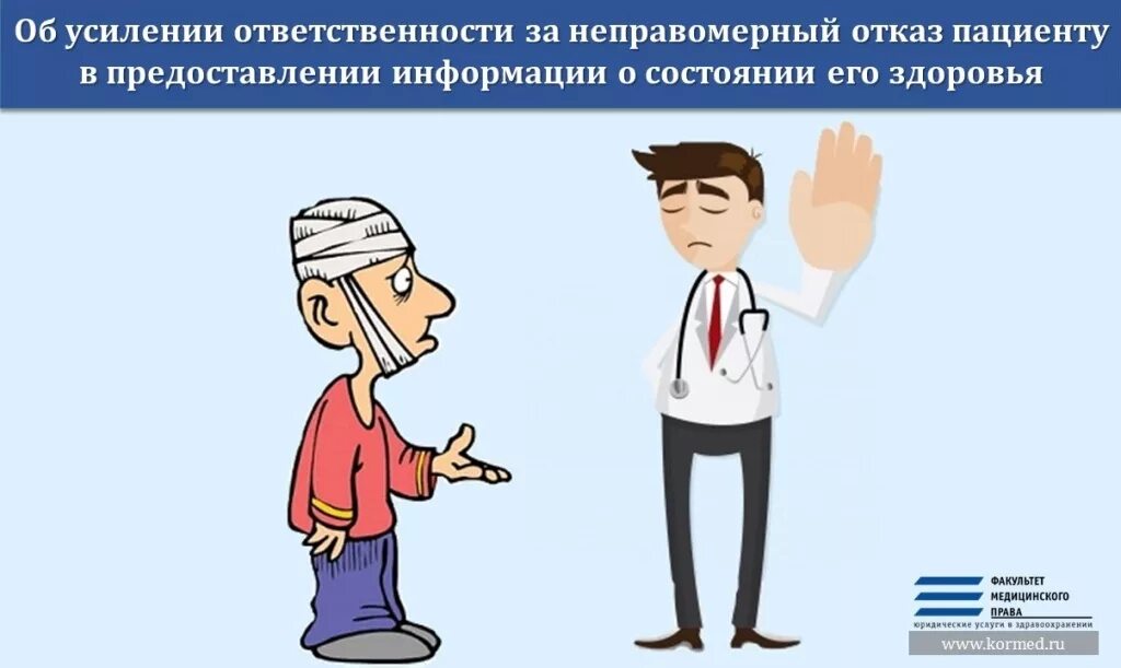 Ответственность за предоставленную информацию. Отказ в предоставлении гражданину информации. Отказать пациенту в предоставлении информации. Недопустимость отказа в оказании медицинской помощи. Отказ в предоставлении информации картинки.