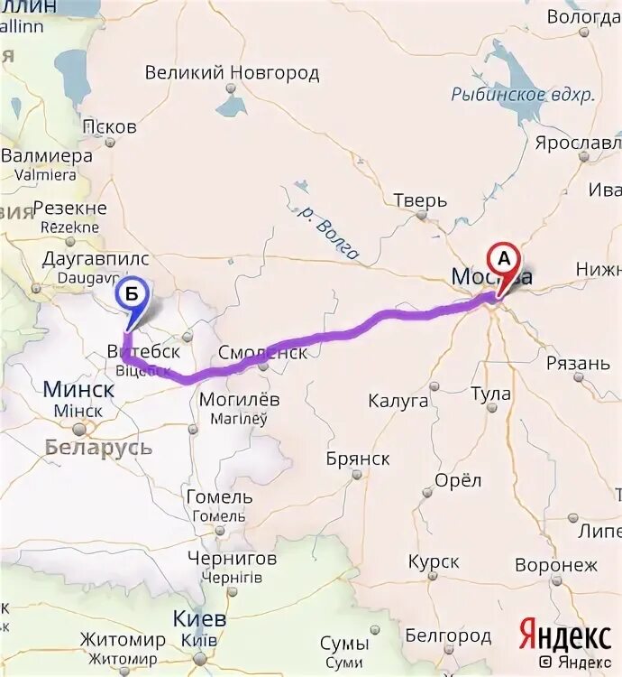 Сколько от брянска до гомеля