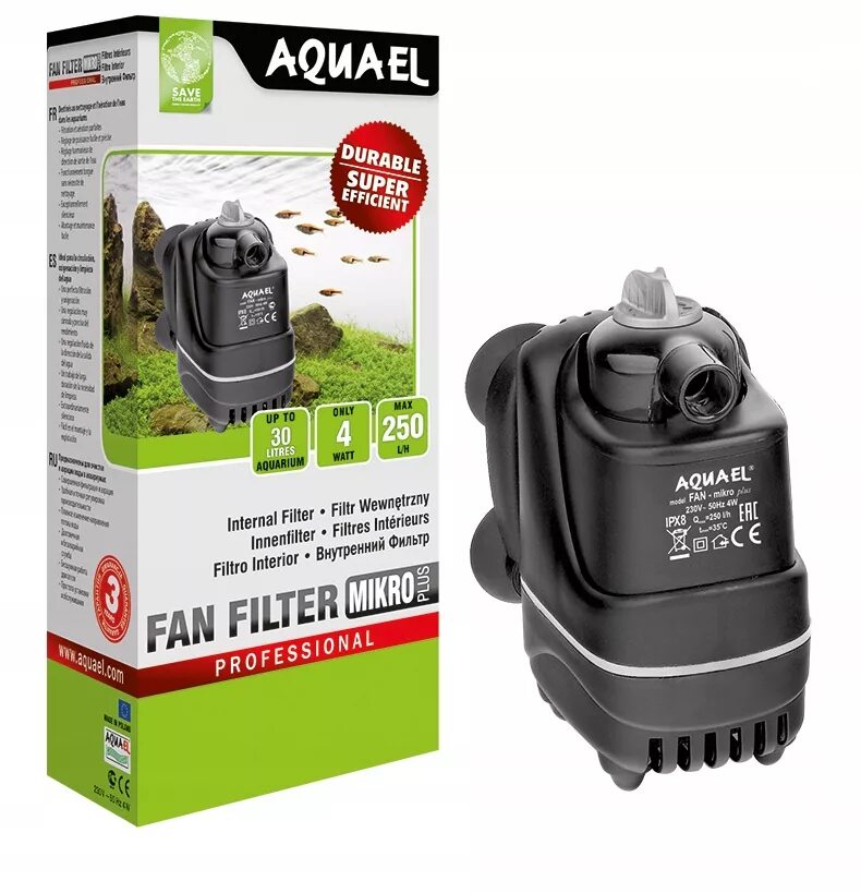 Aquael Fan-Mikro Plus, 250 л/ч. Aquael Fan Filter Mikro Plus. Фильтр Aquael Fan 3 Plus. Внутренний фильтр Aquael Fan Filter Mikro Plus. Aquael fan 3