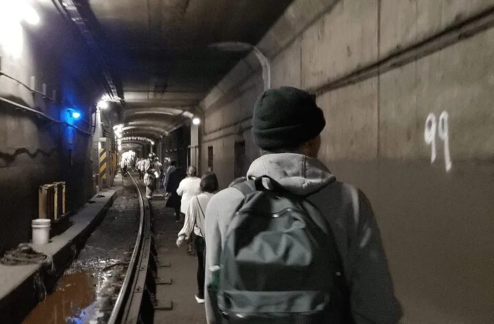 Train forced