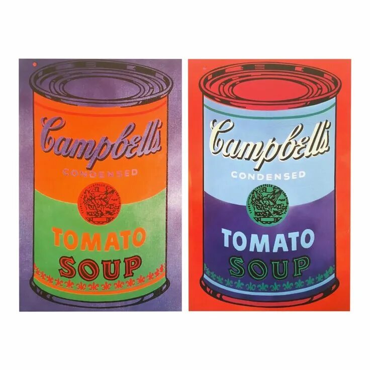 Soup cans. Энди Уорхол суп Кэмпбелл. Энди Уорхол томатный суп. Энди Уорхол банка супа Кэмпбелл оригинал. Картины Энди Уорхола Кэмпбелл.