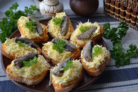 Закуска с селедкой на праздничный стол