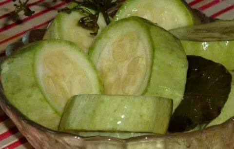 Кабачки с кислым молоком