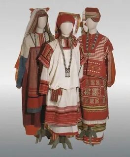 Народный костюм рязанской губернии