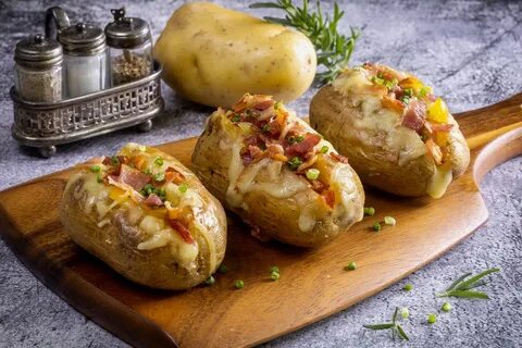 Картошка фаршированная мясом рецепт