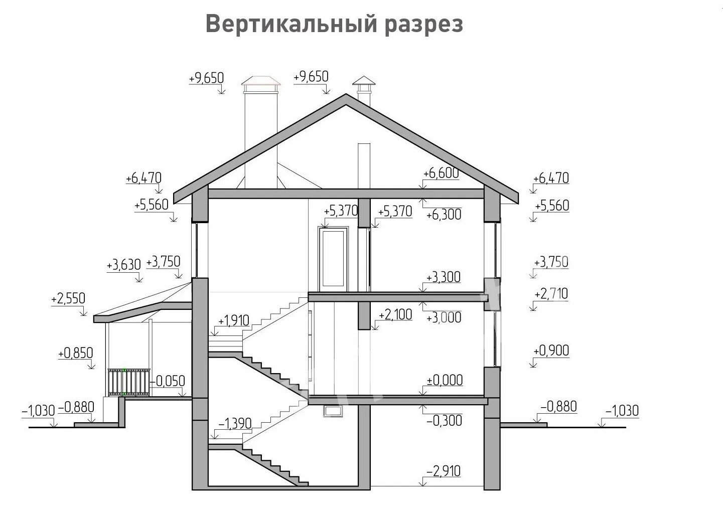Средняя высота 2 этажа. Разрез двухэтажного дома по лестнице чертеж. Разрез лестницы чертеж. Разрез 2-2 жилого дома. Разрез здания чертеж двухэтажного дома.