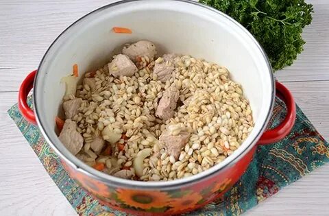 Овсяная каша щенкам