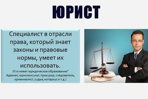 Профессия моего папы юрист проект 2 класс Юридические профессии презентация