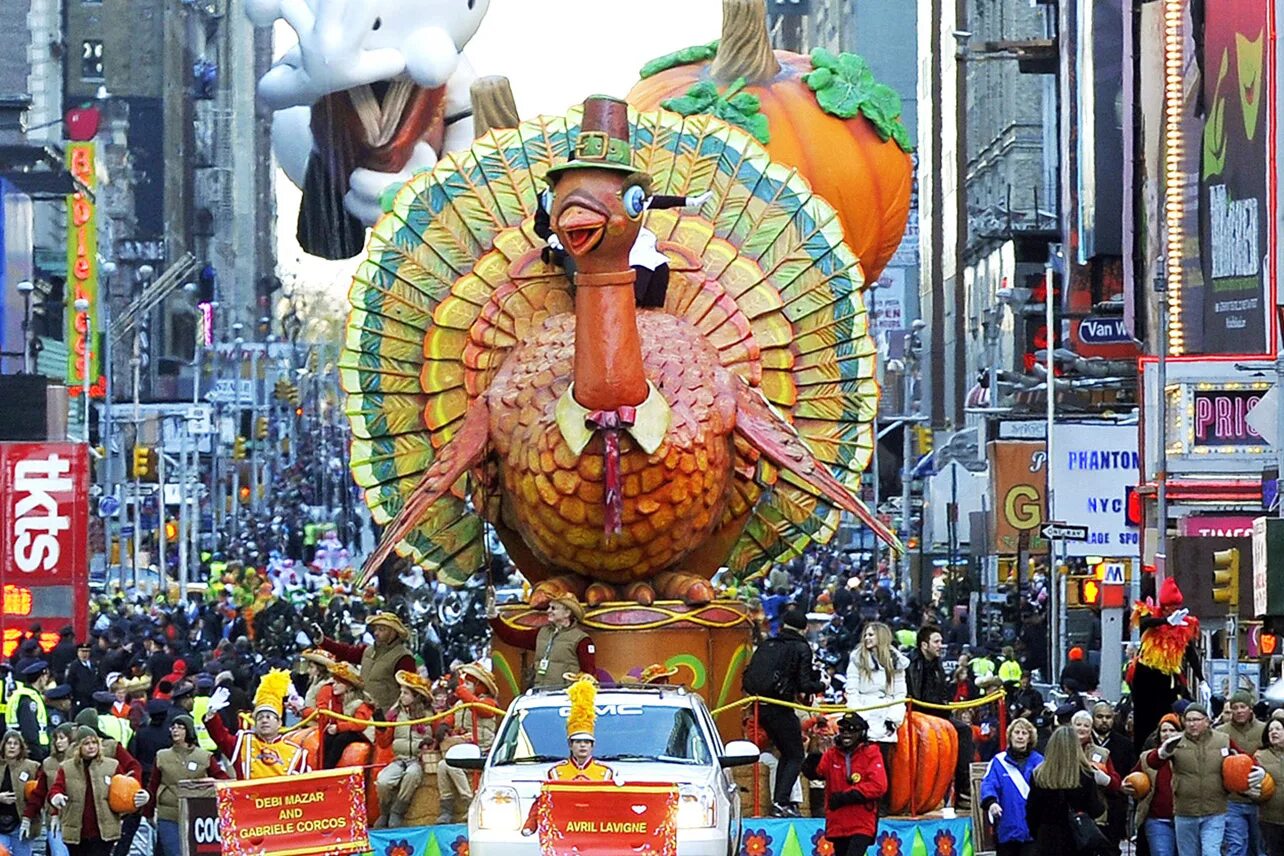 Парад на день Благодарения в Нью-Йорке. День Благодарения в Америке. Thanksgiving Day день Благодарения. День Благодарения в США парад.