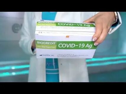 Видео теста на коронавирус