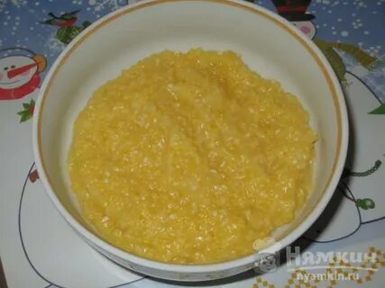 Каша с кукурузной крупы на молоке