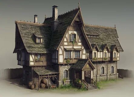 Средневековые дома (71 фото)