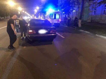 Сбитый мерседесом