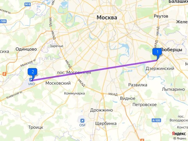 Индекс москва внуковское