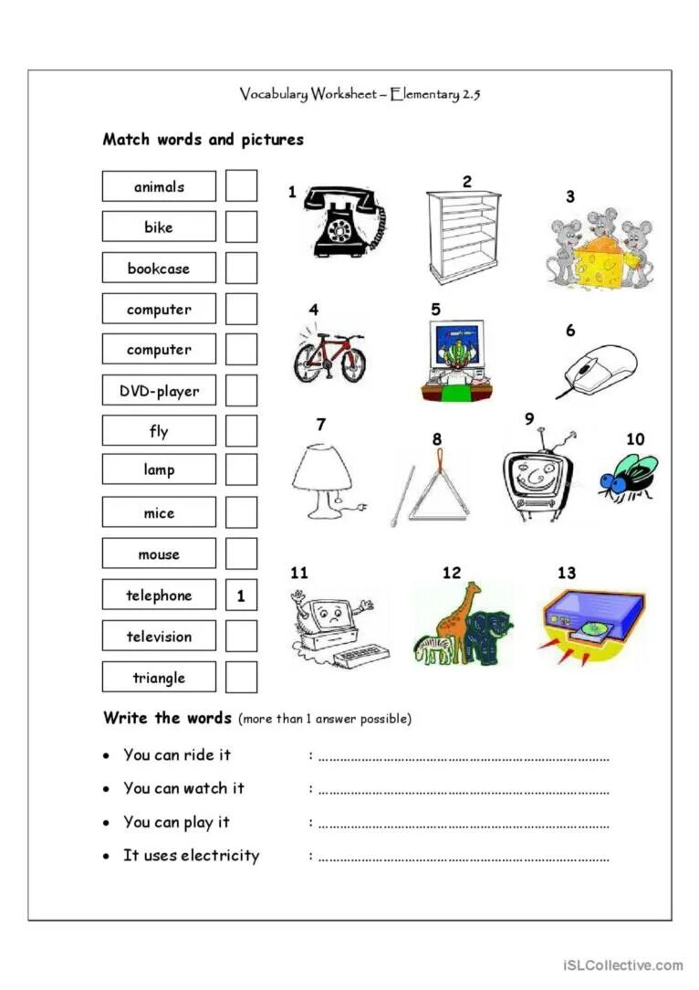 Vocabulary задания. Worksheets Elementary английском. Задания для Elementary. Задания уровня Elementary. Match the words тест