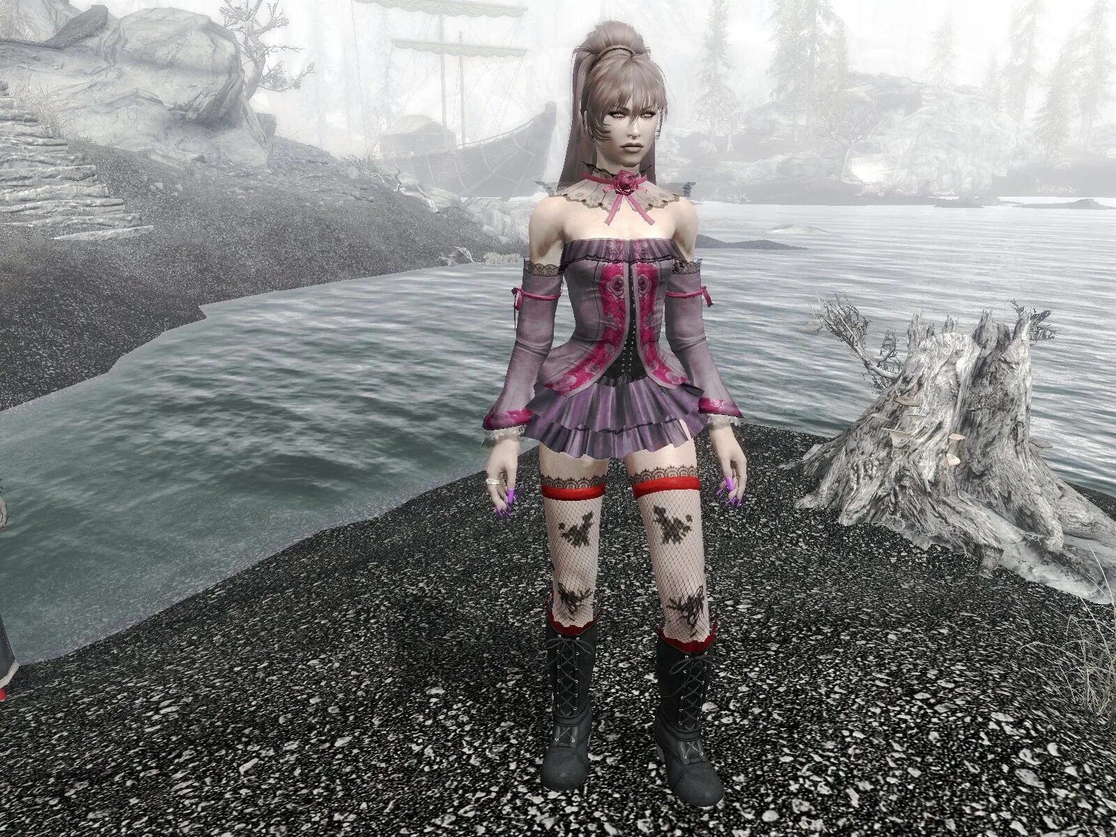 Мод на вуш. Броня soulcalibur скайрим. современная одежда для скайрима. скайрим современная одежда для девушек. скайрим мод современная одежда.