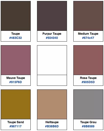 Taupe color. Taupe color
