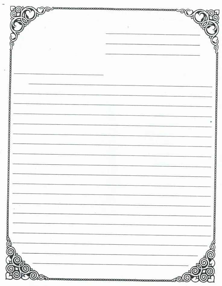 Letter Writing Paper Template Inspirational Lined Paper for Kids Printable Writi