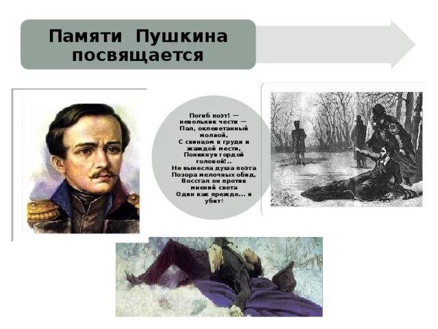 Восстал он против мнений. Памяти Пушкина посвящается. Не вынесла душа поэта позора мелочных обид. День памяти Пушкина.