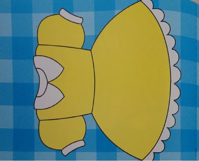 трафарет куклы. аппликация украсим платье. одень куклу в зимнюю одежду. аппликация в старшей группе. аппликация для детей одежда.