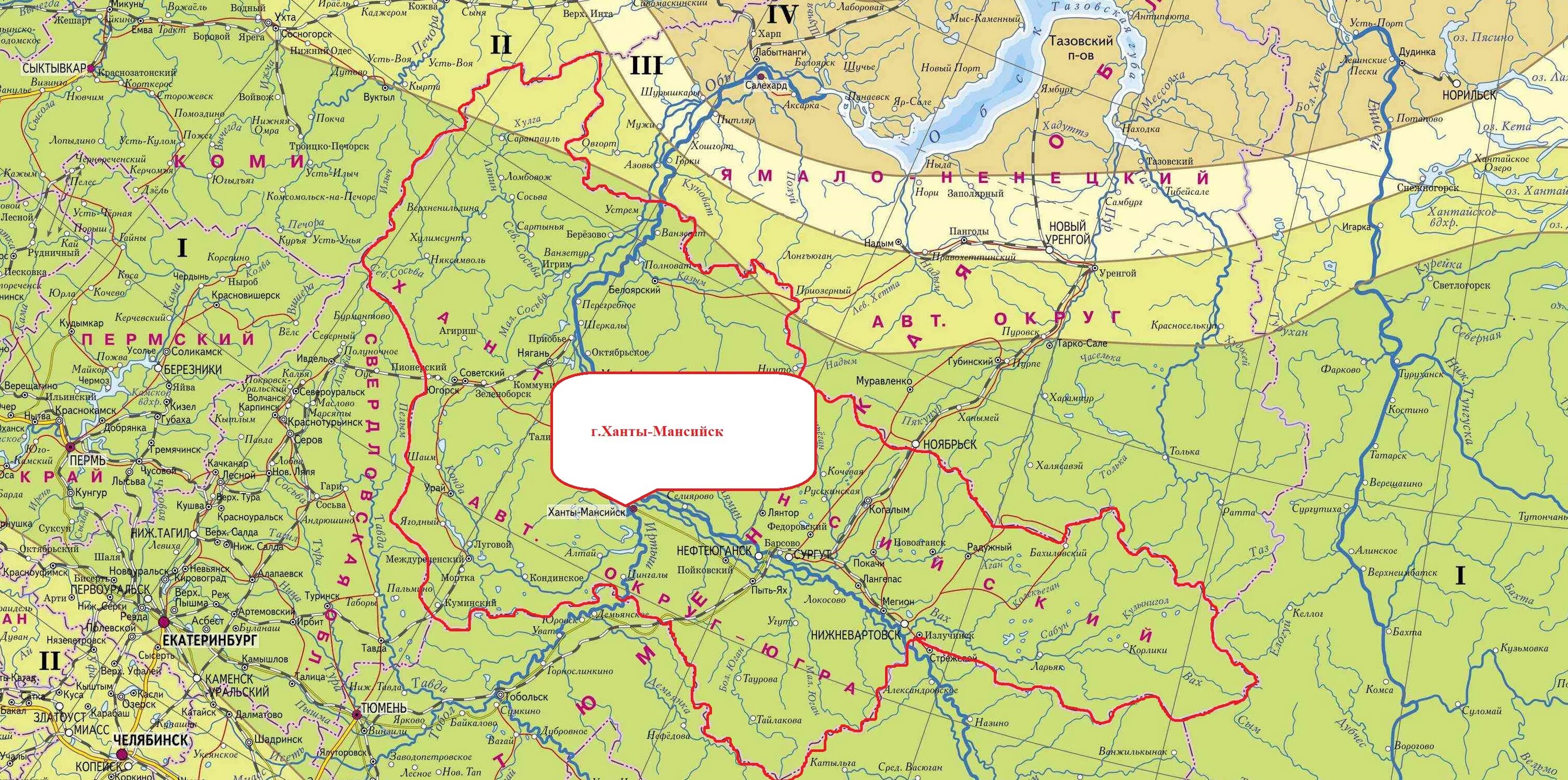 Ханты-Мансийский автономный округ на карте России. Ханты-Мансийском автономном округе на карте России. Карта Ханты Мансийского округа. Ханты-Мансийский автономный округ на карте России с городами. Хмао в какой зоне