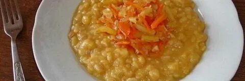 Каша с луком и морковью