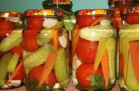 Засолка овощей ассорти