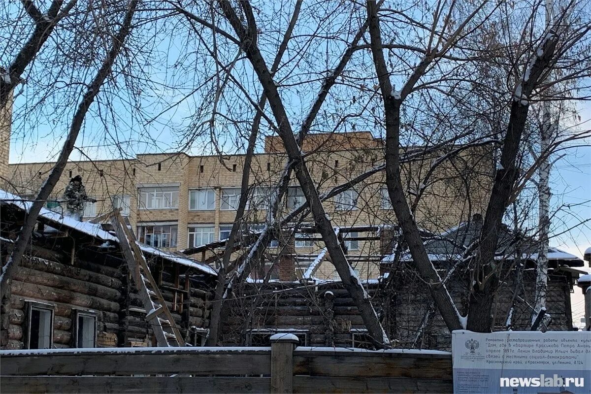 здесь был ленин