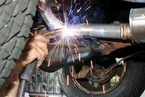 Отремонтировать глушитель сварки