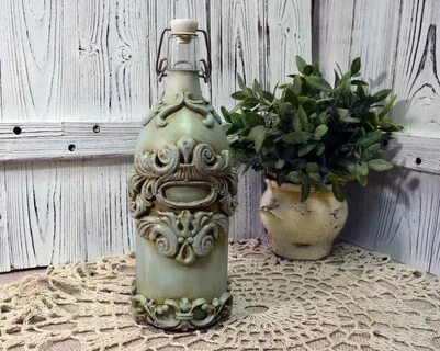 Декор бутылок мастер классы