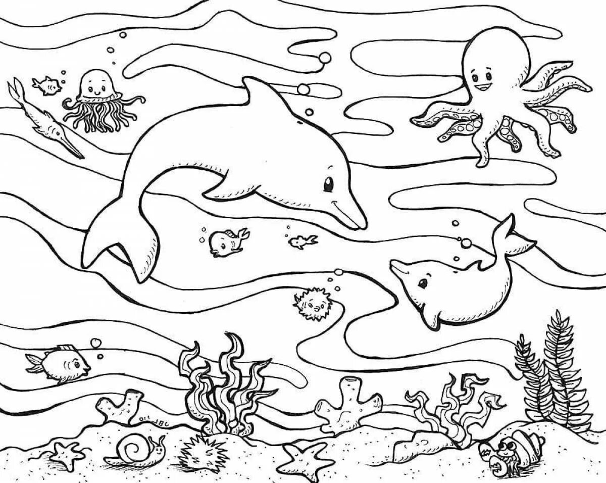 Раскраска морские обитатели. Морские обитатели раскраска для детей. Раскраска "подводный мир". Раскраска "морские жители". Морские обитатели распечатать