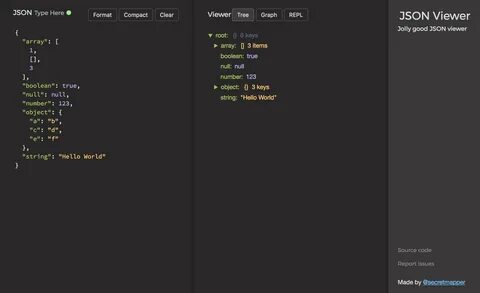 Получить ключи json
