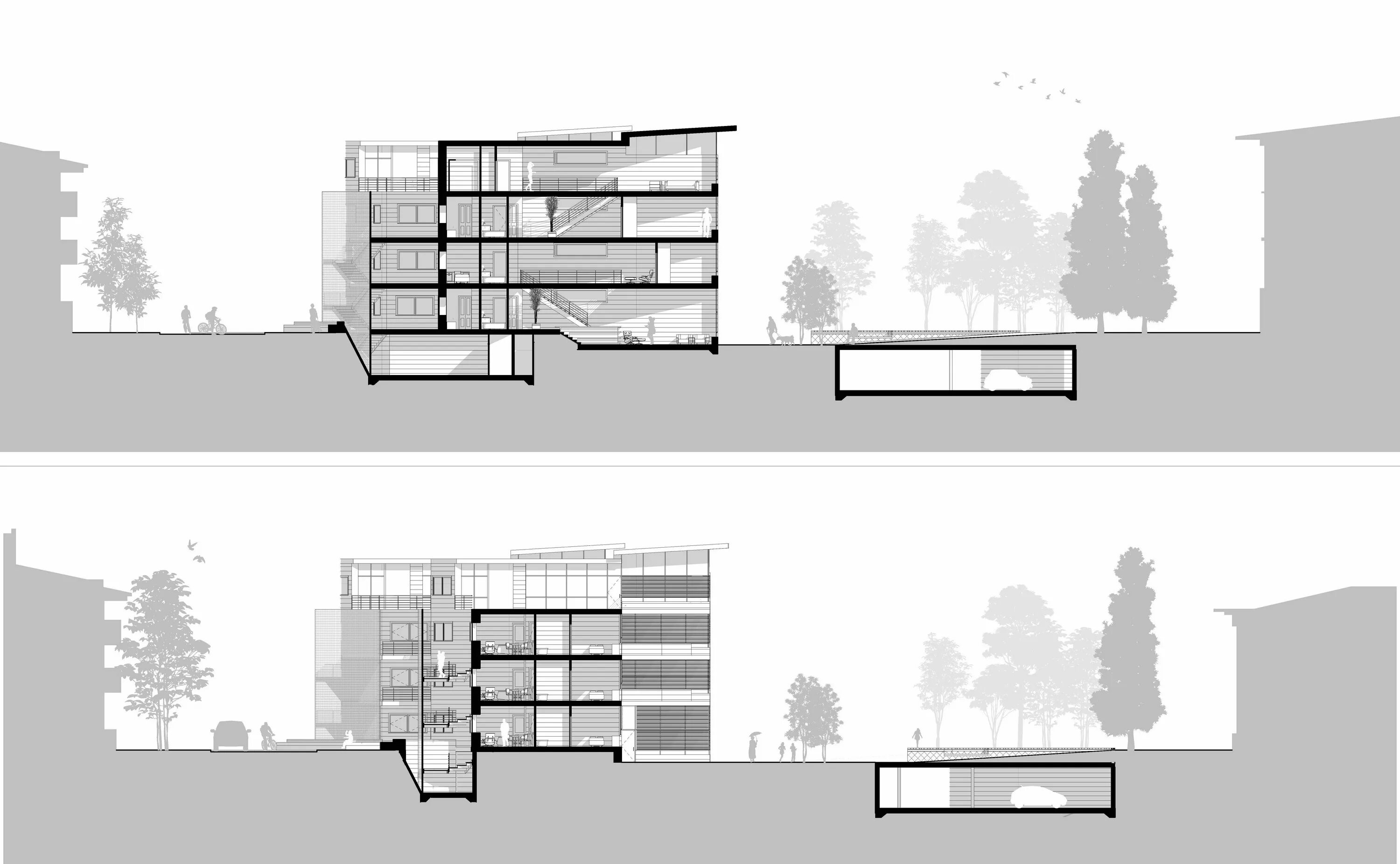 Section. Building Section. Section of the building means. Building Section BW. Building Section detailed.