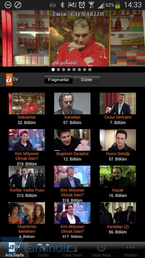 Tv atv canli yayin. TV app atv.