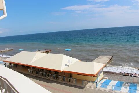 Пляж пансионата море