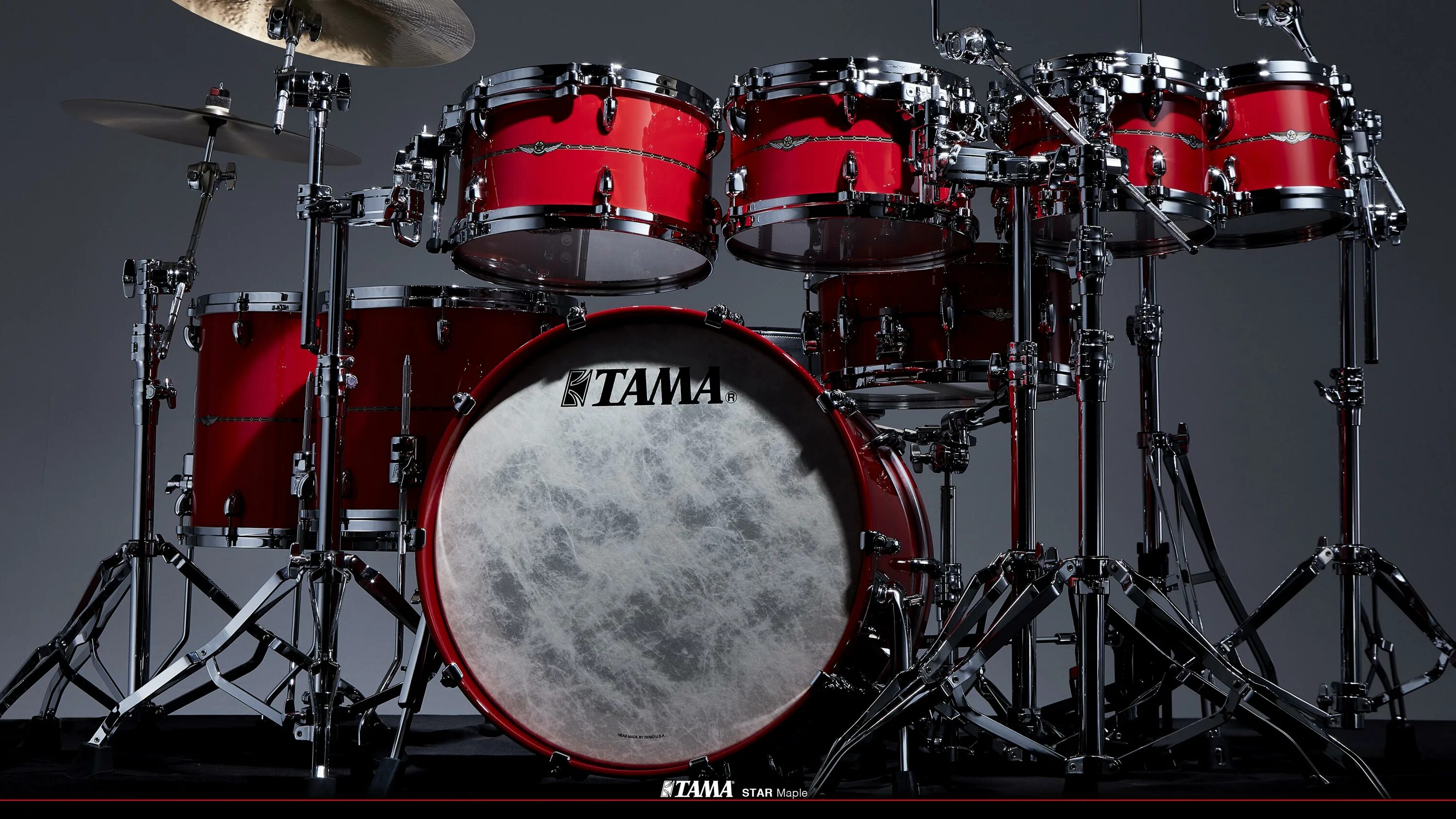 Барабаны слушать очень красивая. Tama drum set. namm 2025 tama drums. барабаны hd. барабаны на черном фоне.