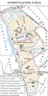 Москва ленинградская карта
