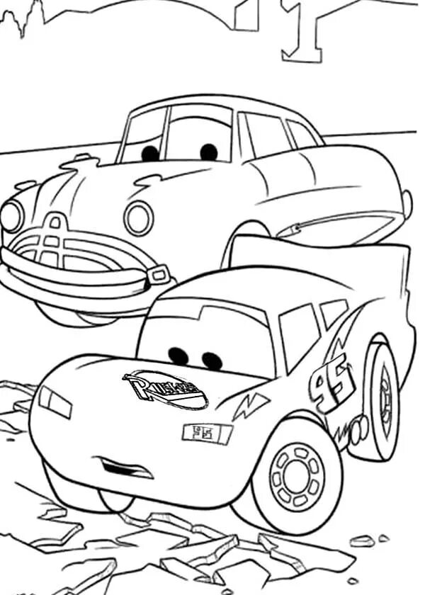 El Martindor Car Cartoon Coloring Page - Cartoon Car car coloring pages Cartoon 