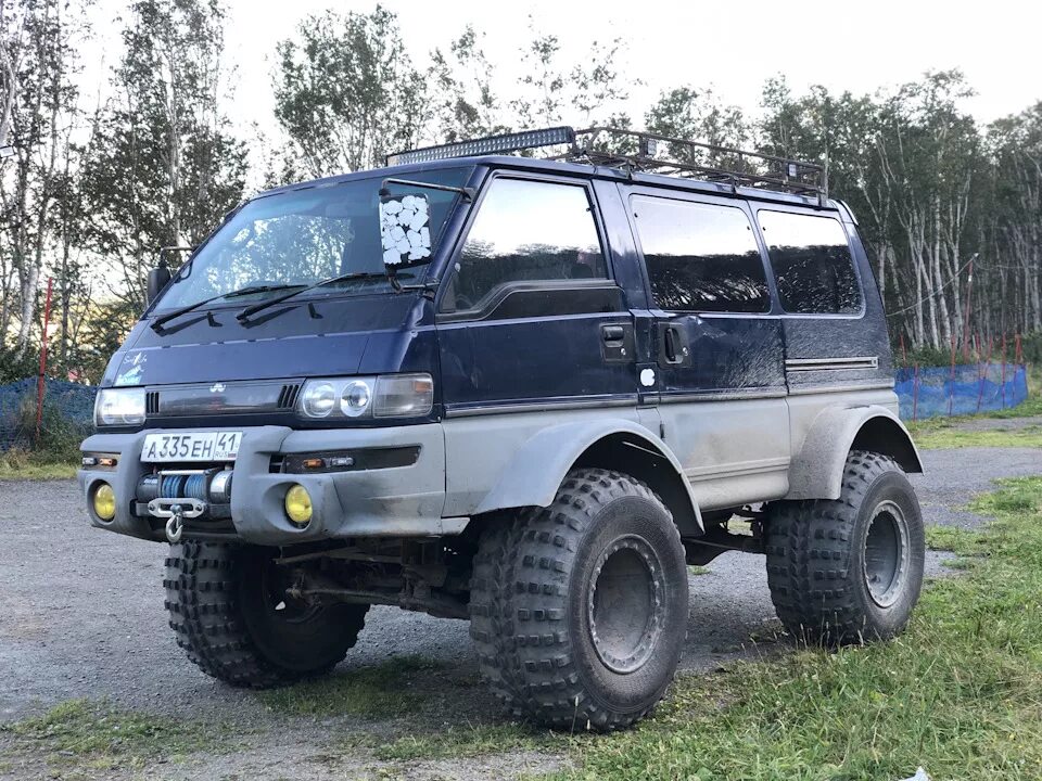 Делика кирпич фото Mitsubishi Delica (P35W) 2.7 дизельный 1993 Рыба на DRIVE2