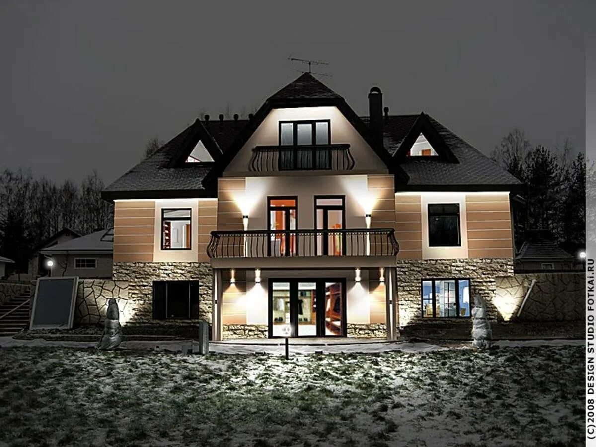 Архитектурная подсветка коттеджа. Подсветка фасада дома. Подсветка домов. Фасадное освещение снизу вверх. Архитектурная подсветка фасадов коттеджей.