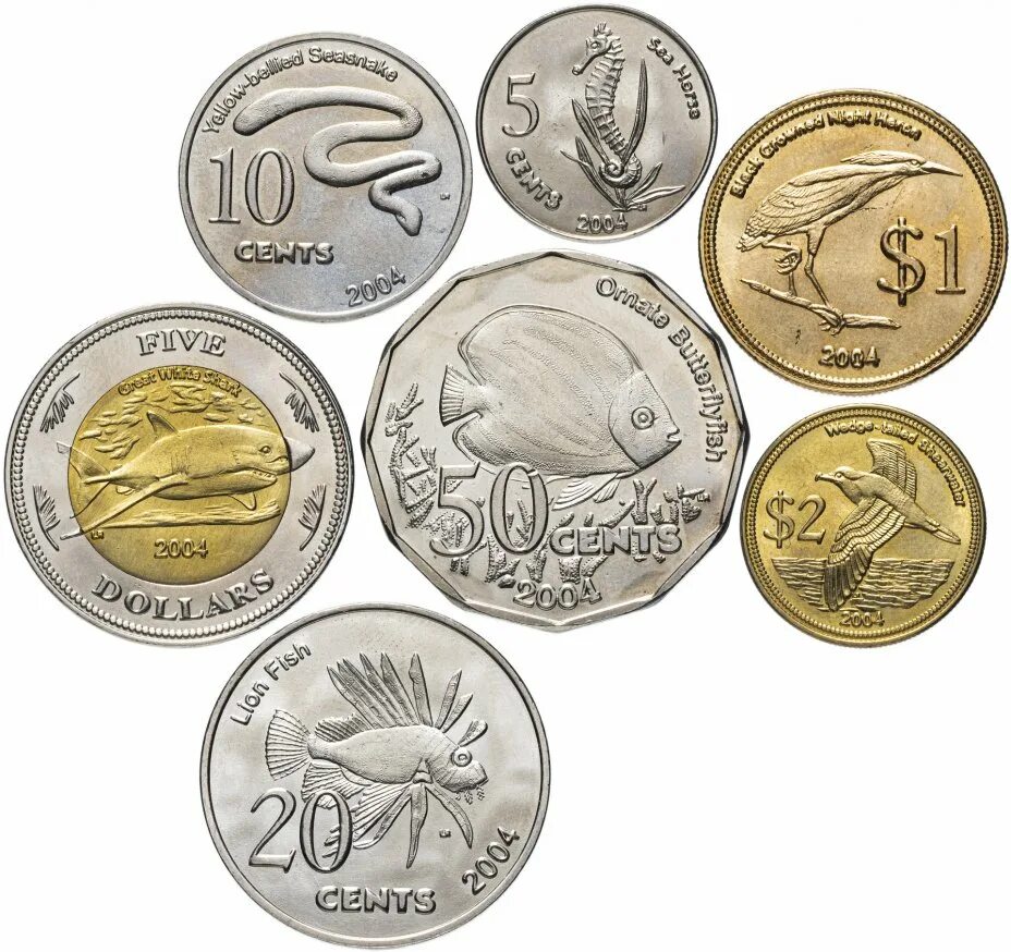 Монеты австралии купить. Монеты Австралии. Монеты Океании. Монеты Австралии современные. Набор монет кокосовые острова 2004.