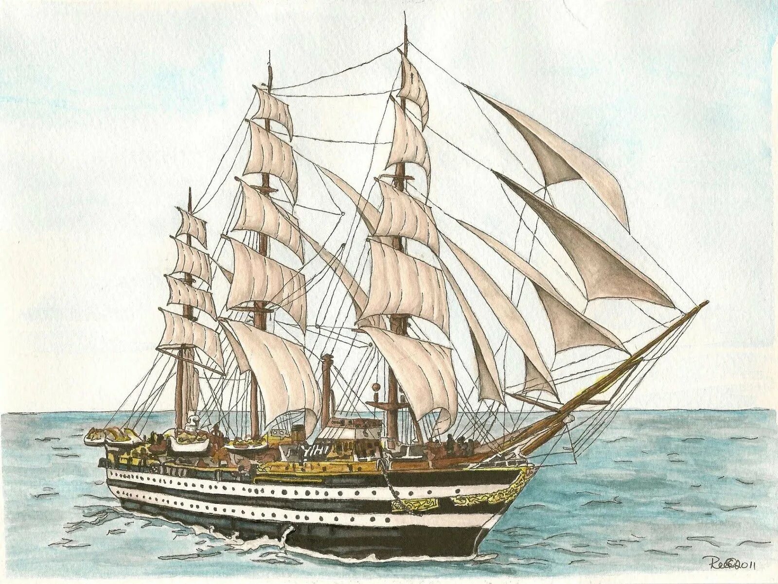 Какой корабль изображен на рисунке. Корабль Америго Веспуччи. Корабль "Америго Веспуччи" (1:150). Корабль на котором плавал Америго Веспуччи. Америго Веспуччи корабли экспедиции.