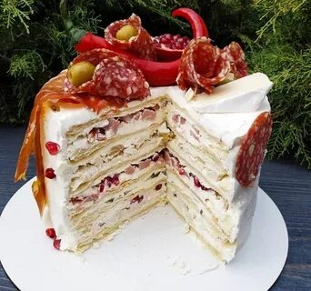 Соленый торт рецепт