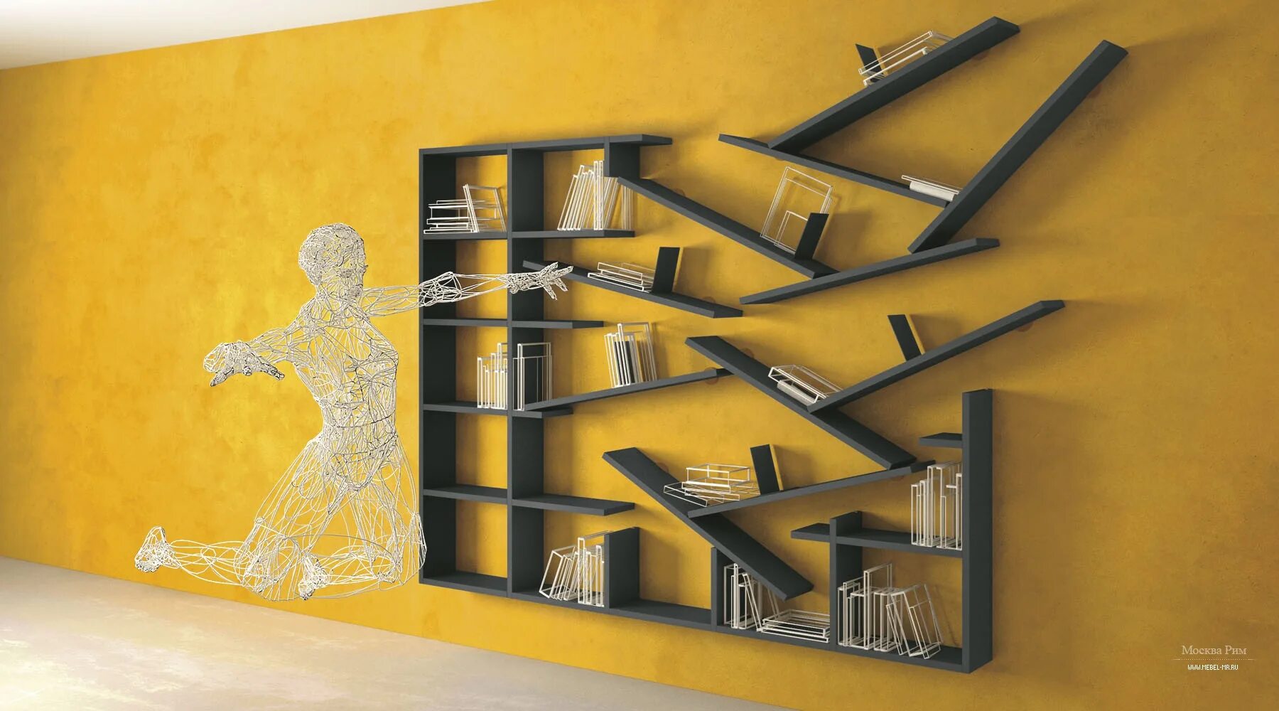 Композиция полок. Дизайнерские полки. Красивые полки. Композиция полок. Композиция полок.