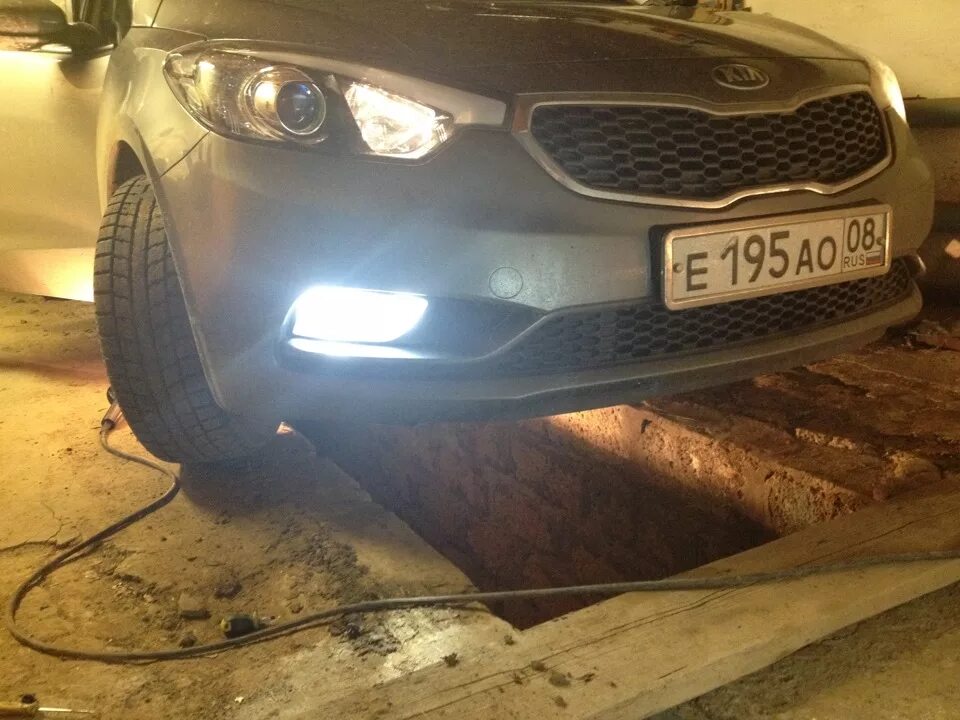 Kia cerato противотуманные фары. Led ПТФ Киа Церато 2. Kia Cerato 2 ПТФ led. Лампа ПТФ Киа Церато 3. ПТФ Kia Cerato 3.