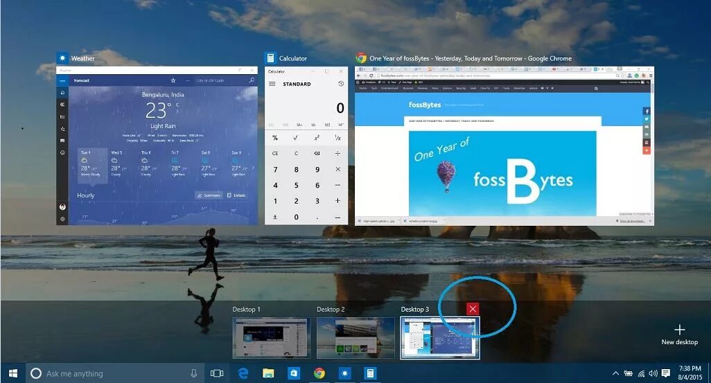 Active desktop calendar. Active desktop windows 10. virtual desktop windows 10.