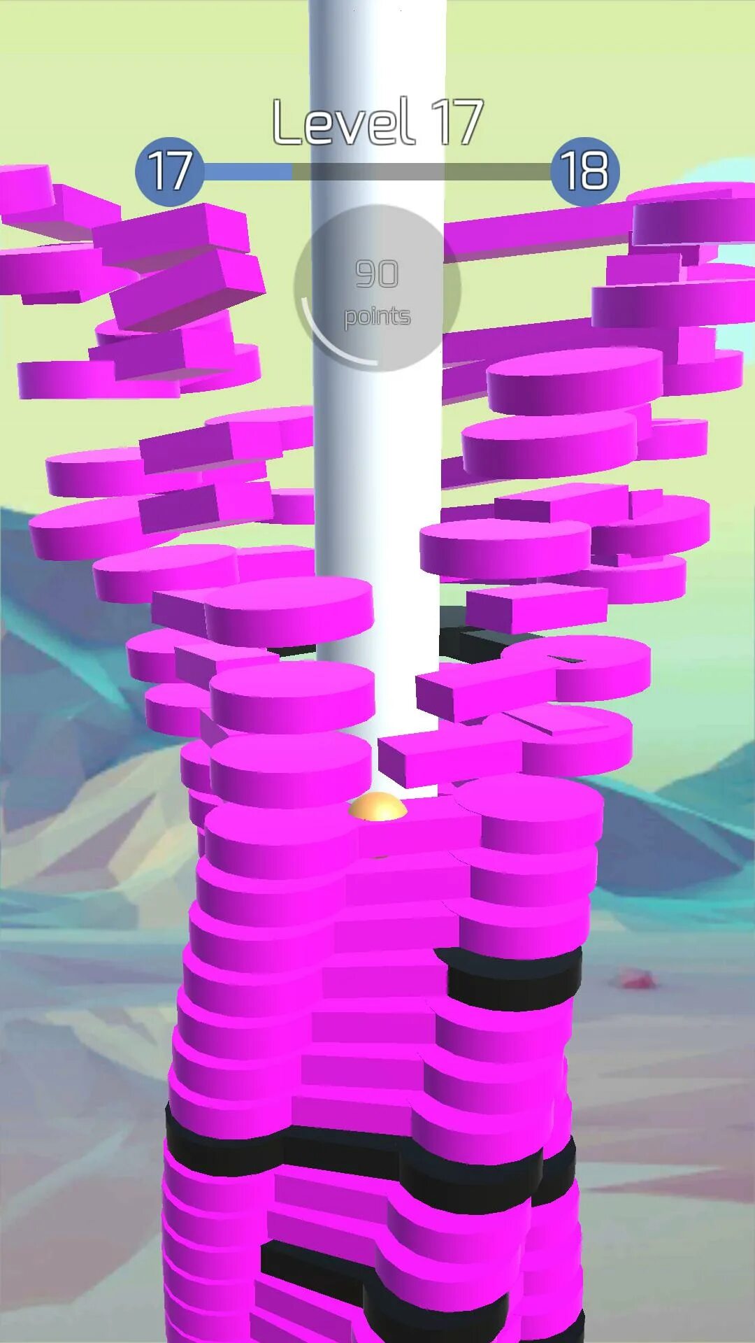 Ball fall 3d