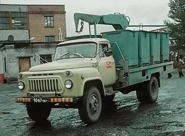М-30 на шасси ГАЗ-53А #газ #грузовик #ссср #4x2 #мусоровоз 2023 Грузовики Вездех